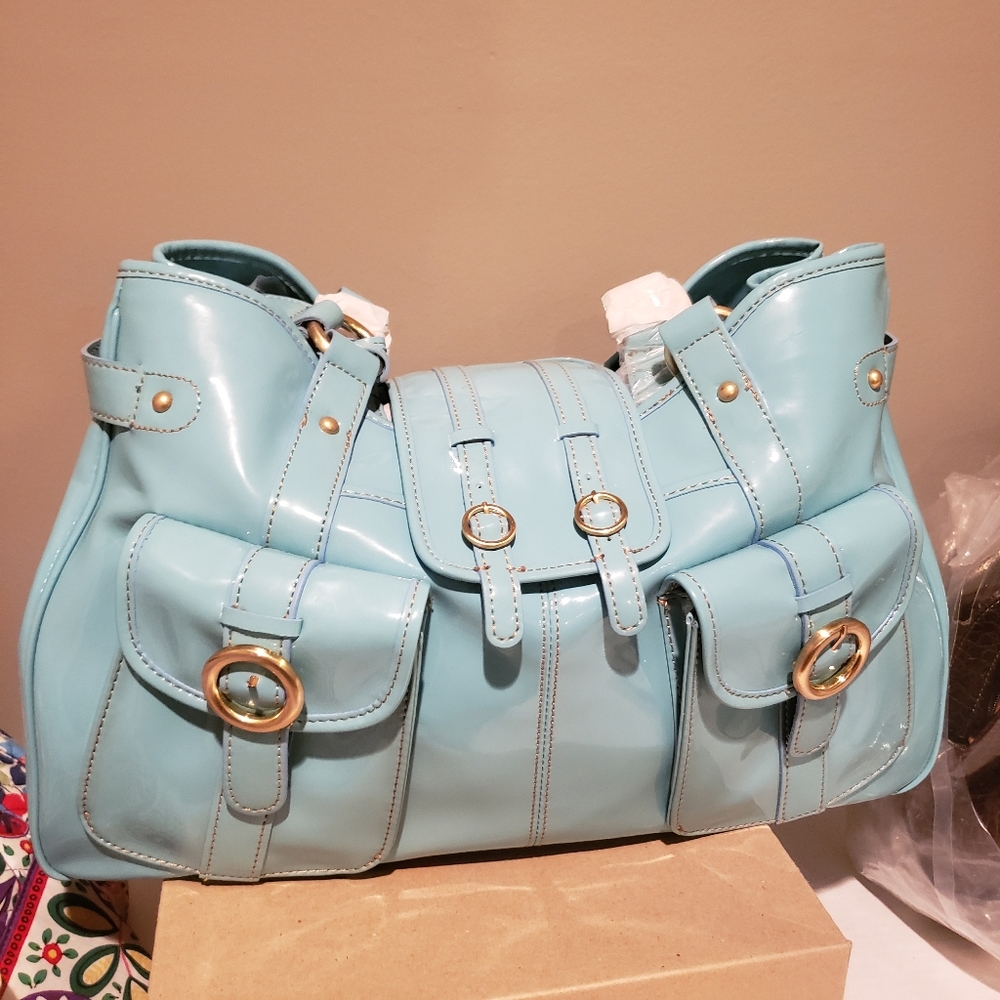 NWT and dust bag MAXX NEW YORK Blue bag